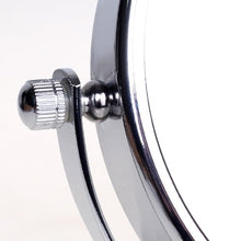 HIMRY Ingranditori 10X Specchi da Trucco, Regolabile in Altezza, Doppia Faccia, con Piedistallo, 8 Pollici Specchio Bagno da Tavolo, Specchio Rasatura, Specchio Cosmetico, Cromato, KXD3114-10x