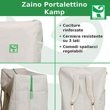 Totò Piccinni Lettino KAMP Pieghevole Leggero in Alluminio con Cuscino e Borsa Zaino (Bianco)