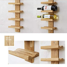 LHQ-HQ Wine Rack Solida casa scaffale Tavolo in Legno della Parete del Salone Wine Bar cremagliera mensola caffè Vino Rack cremagliera