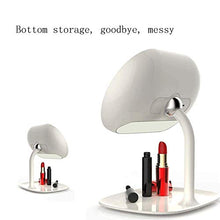 Specchio Per Il Trucco Specchio Per Il Trucco Con Specchio Per Il Trucco Con Illuminazione A Muro Specchio Per Il Trucco Ricaricabile Staccabile Portatile Regolabile A 360 Gradi (Bianco) Specchio Per