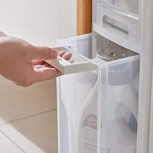 KX-YF Cassettiera Armadietto Bagno cassetto Piedi Governo unità Bagagli, Rettangolare immagazzinaggio del cassetto Torre Bianca camere da Letto a casa Ufficio (Color : White, Size : 16X36X66.5cm)