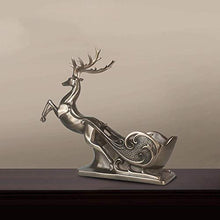 Elegante Semplicità Alce Europeo e Americano Portabottiglie Raffreddatore Di Vino Decorazioni per la Casa Scaldamani Regalo Di Matrimonio Mestieri in Resina Ornamenti Fatti a Mano Animali Rame Bello