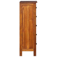 FAMIROSA Credenza 45x35x110 cm in Legno Massello di Teak