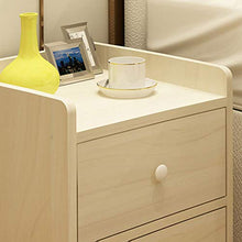 DNSJB Armadietto da Comodino con 2 cassetti Armadietto da Comodino con armadietto Semplice Armadietto Piccolo (Color : B)