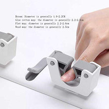 ZXCASDF Carta Fixing Spazzola Punzone Libera Mop Domestico Cremagliera Mop della Clip WC Cornice Fissa Gancio Mop Arazzo Igienica Anti-Skid Cremagliera Mop Impermeabile