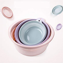 Hampers pieghevole lavanderia Bacino pieghevole - Bacino portatile Bagno Pieghevole Lavabo Benna for lavabo contenitore Bacino portatile Lavabo in silicone pieghevole Accessori for il bagno Convenient