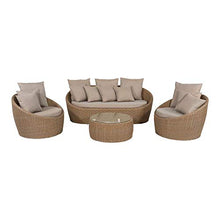 Angolo Moderno per Esterni in Marrone/Taupe - Garden Lounge Ogar