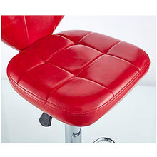 XINGLEI Sgabello da Bar Regolabile in Altezza Sedia Girevole Moderna Airlift Sedia Imbottita con Schienale Medio per Una Seduta ergonomica Elevata Design Raffinato Girevole a 360 ° (Color : Black3)