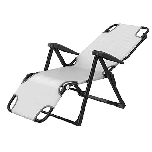 Sywlwxkq Sedia Relax da Ufficio con Balcone Sedia da Giardino per impieghi gravosi reclinabile | Reclinabile Pieghevole Oversize per Adulti | Lettino Prendisole Portatile Sedie a Sdraio Zer