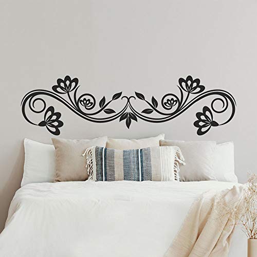 T-MK330 - Adesivi per testiera del letto, 39 x 140 cm, colore: Nero