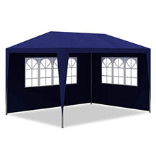 lahomie- Tenda della Birra Impermeabile, Impermeabile Gazebo Pieghevole Professionale Gazebo Impermeabile con pareti Tenda Gazebo Campeggio Tendone per Feste, Blu