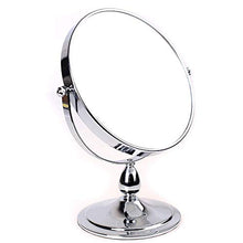 DIHAO Portatile Specchio Makeup/Specchio da Trucco/Specchio Cosmetico, Touch Screen 360° Girevole per Trucco Camera da Letto Rasatura e Viaggio, Cromato (24 * 14 * 30cm)