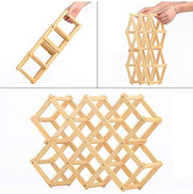 Scaffale Legno Porta Vino Pratico Scaffale Per Bottiglie Di Vino Portabottiglie Per Vino - Artigianato Per La Decorazione Della Casa, Portabottiglie Per La Casa Semplice, Portabottiglie Pieghevole