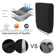 Copertura per Sedie Pieghevoli Esterno Impermeabile Fodera Sedia Reclinabile per Lettino Pieghevole in Oxford Anti UV Antipolvere