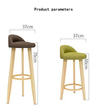 Wowdawn Sgabello da Bar,Gambe in Acciaio Inossidabile,Sedia da Scrivania con Schienale Minimalista Moderno di Lusso Leggero,Portata 120 kg,Sono Disponibili più Modelli