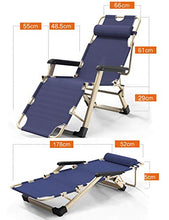 SHUAIIJUAN Sedia per il tempo libero domestico Sdraio imbottito Zero Gravity Sdraio regolabile Patio Lounge Poltrone con poggiatesta for Outdoor Patio, campeggio, spiaggia, sdraio 330lbs di supporto -