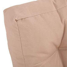giordano shop Set 3 Cuscini Seduta e 2 Schienali per Pallet in Poliestere Imbottito Beige