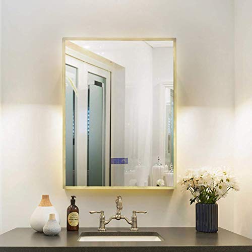 Specchio illuminato a led Bellissimo specchio da trucco con luci Specchio per trucco Specchio retroilluminato per bagno Trucco da tavolo Specchio illuminato da parete adatto per la decorazione domest