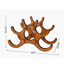 LHQ-HQ 6 Bottiglie Wine Rack, controsoffitto Free-Supporto del banco di stoccaggio del Vino, del risparmiatore dello Spazio di Protezione for Rossi Vini Bianchi