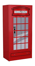 Vipack scwrlb Armadio London, Circa 90 x 190 x 56 cm, Laccato, Colore: Rosso