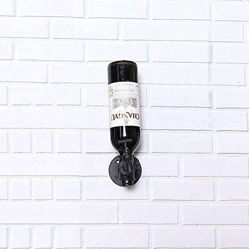 KUMOPYU Portabottiglie Europeo retrò Creativo in Metallo Portabottiglie in Ferro Battuto Portabottiglie Ristorante Bar Porta Gioielli di Moda Porta Vino Arredamento Casa Porta Bottiglie