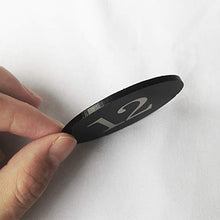 Targhetta con numero dotata di nastro adesivo, per armadietto e porta, colore nero, numeri da 01 a 100