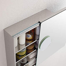 Bathroom mirror cabinet Moderno E Minimalista Armadietto da Bagno Specchio in Acciaio Inox - Scatola da Parete con Specchio
