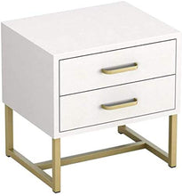 Comodino tavolino Comodino Bedroom Bedroom Bedroom, Camera da Letto Comodino, Soggiorno Divano Cabinet Laterale Cassetti (Color : Beige)