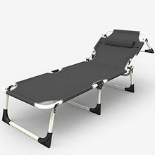 GAOFQ Lettino Prendisole Sedie da Giardino Letto Pieghevole Singolo, Ufficio Pisolino Letto Pranzo Ospedale Accompagnamento Letto Semplice Lettino da Campeggio Reclinabile