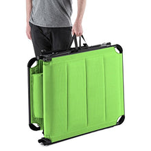 blumfeldt Set 2 x Amalfi Juicy Lime Sdraio da Giardino Lettino Spiaggia con Parasole (70 x 37 x 200 cm, Imbottitura in gommapiuma, Schienale Regolabile) Verde