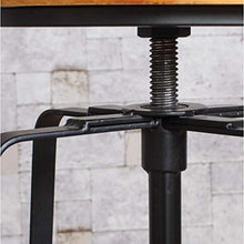 ChengBeautiful Sgabello Moderno Stile Classico Altezza Regolabile Bancone Sgabello in Legno Barra del Sedile Uso Cucina Bistrot sgabelli Alti (Color : Black, Size : 45x70x93cm)