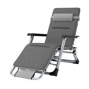 Sedia a Sdraio Pieghevole per Patio Zero Gravity, Sedia Portatile Sedia Regolabile per Lettino Prendisole Reliner per Terrazza Sul Cortile a Bordo Piscina con Cuscino E Imbottitura Oversize