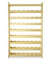MODO24 Porta Bottiglie Vino Armadio Supporto portabottiglie per 56 Bottiglie di Vino Nuovo.