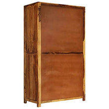 Tidyard Armadio Appendere i Vestiti Armadietto Guardaroba Scaffale in Legno Massello di Sheesham 110x55x190 cm
