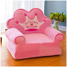 MeiMei Piccolo sofà Pieghevole Sveglio del Fumetto di Seat del Bambino Sveglio Amovibile del Bambino smontabile e di Seat Sgabello del Bambino (Color : Pink)