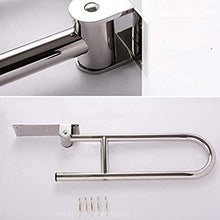 Maniglioni da Bagno Bagno corrimano a Parete, Servizi igienici Pieghevole Antiscivolo Sicurezza corrimano disabili Donne anziane in Stato di Gravidanza Accessori da Bagno