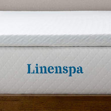 Linenspa 5cm Topper per materasso con memory foam gel rinfrescante e copertura lavabile, Piazze francese, 140 x 200 cm