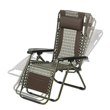 Lettino pieghevole reclinabile – Summer Lunch Break Garden Plaid Lazy – reclinabile portatile a gravità zero