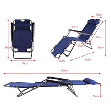 Z-LIANG Beach Sdraio da Oxford Pieghevole Bed Recliners Patio Giardino Esterno di Campeggio