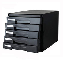 MAATCHH Armadi File 5 cassetti della scrivania Armadio Rack di visualizzazione e archiviazione Holder al File Desktop Documents Cabinet Organizzatore di Carta Attrezzature da Ufficio Desktop
