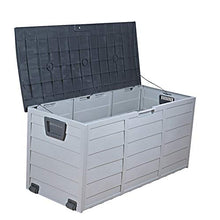 WanuigH Deck Box Outdoor Attrezzo da Giardino Gabinetto Armadietto con Serratura di Sicurezza della Piattaforma Sun e Impermeabile for Balcone Giardino Armadio da Esterno