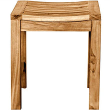Sgabello Ferrara Teak in legno massiccio