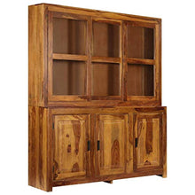 vidaXL Legno Massello di Sheesham Credenza Madia Armadietto Mobile Consolle