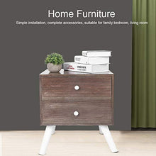 AYNEFY - Comodino vintage con 2 cassetti, stile shabby chic, per soggiorno, camera da letto, 43 x 35 x 50 cm