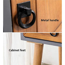 H-Comodini Camera Tavolino Laterale Comodino Nordic Legno Solido da Letto Comodino Piccolo Gabinetto Bagagli Comodino Governo di Immagazzinaggio (Size : Left)
