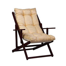 TECNOWEB Cuscino Imbottito per Poltrona Sdraio Relax (115x55x12cm) - 100% Made in Italy - Ricambio Ideale per Interni ed Esterni (Giardini, Cortili, terrazzi) - Disponibili Diversi Colori