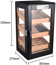 AMOYEE Sigaro Cabinet Cigar Box Sigare Sigaro Humidor Naturale Mellow Cedro Legno Grande capacità Sigare Sigaro Umidificazione Costante umidità Cabinet Scatola di visualizzazione