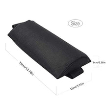 Rainai Half Moon Pillow Bolster，Massaggi Cuscini Semi Supporto per Il Collo, Poggiatesta Regolabile per Un Maggiore Comfort E Supporto 35x15x6 Cm
