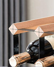 JL 3 Bottiglie cremagliera del Vino, Vino portabottiglie, Legno for Il Vino espositore, Tavolo Wine Rack, Desktop controsoffitto Free Standing Vino Magazzinaggio Halloween Decorazioni di Bottiglia