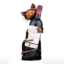 ASDFGHJKL Cat A Forma di Vino Holde Rack, Scaffale Scultura in Metallo Pratico Decorazione della Casa Mestieri